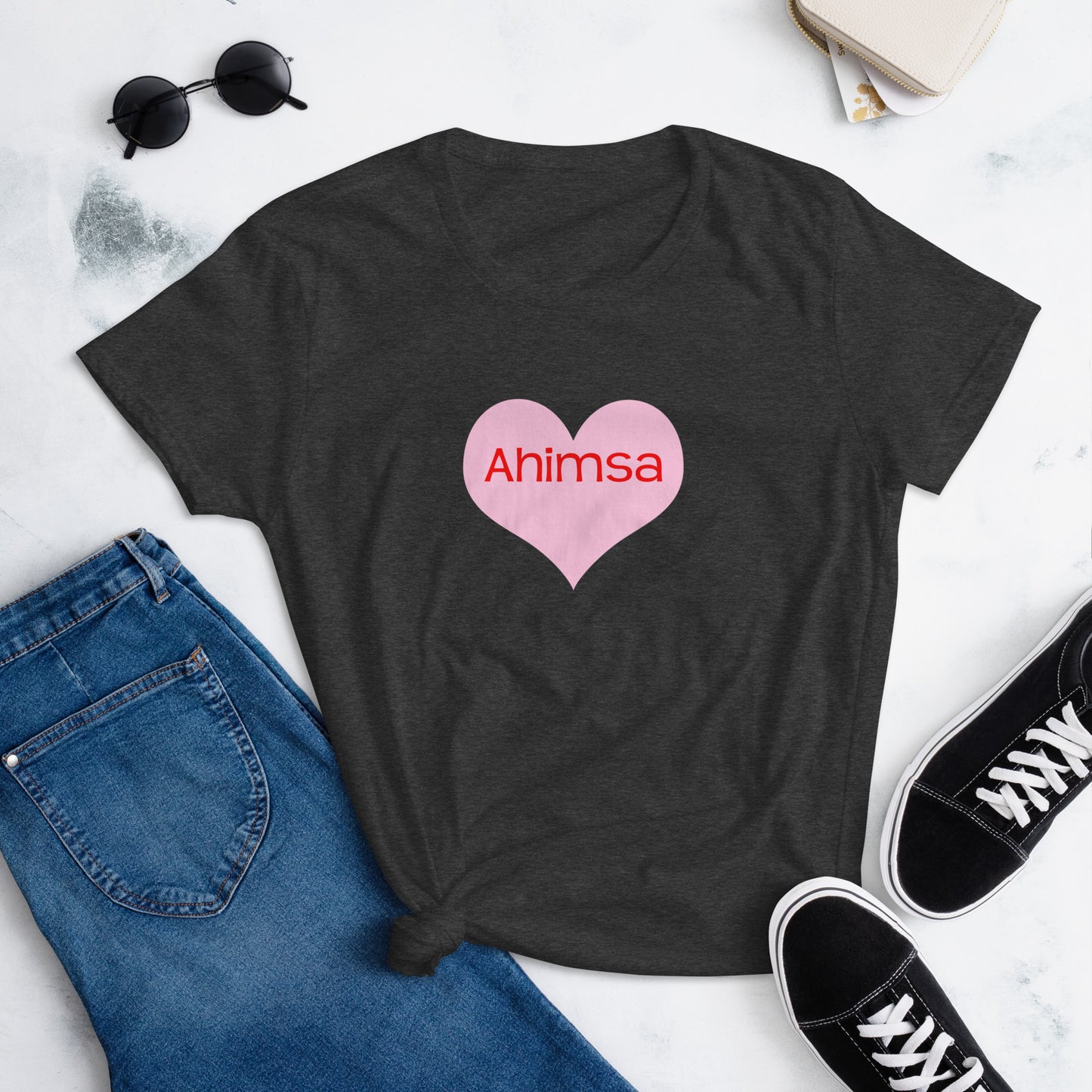 "I heart Ahimsa" t-shirt